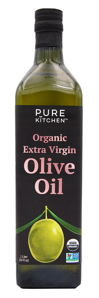 Organic Extra Virgin Olive Oil - 1 Liter - Pure Kitchen