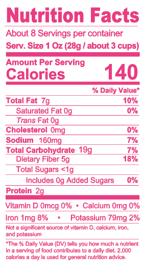 Pink Himalayan Salt Popcorn