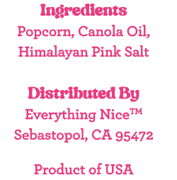 Pink Himalayan Salt Popcorn