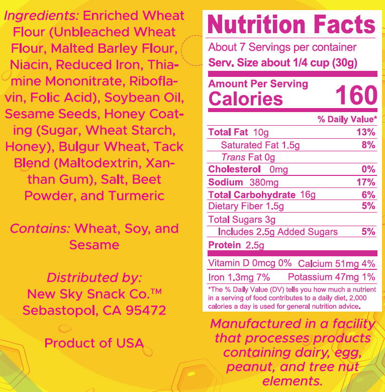 Hello Honey Sesame Sticks